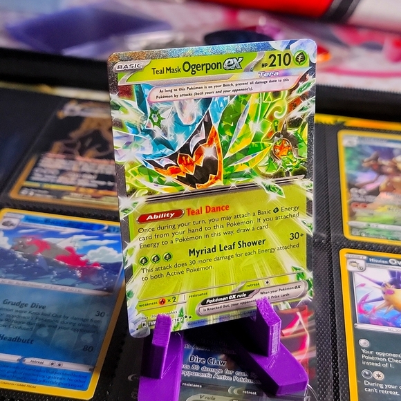 Ogerpon ex pokemon card - Picture 1 of 3